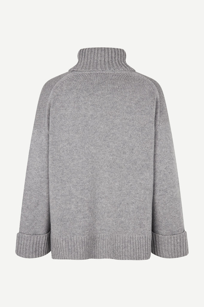 SAMSØE SAMSØE Sakeiku turtleneck - Grey Melange