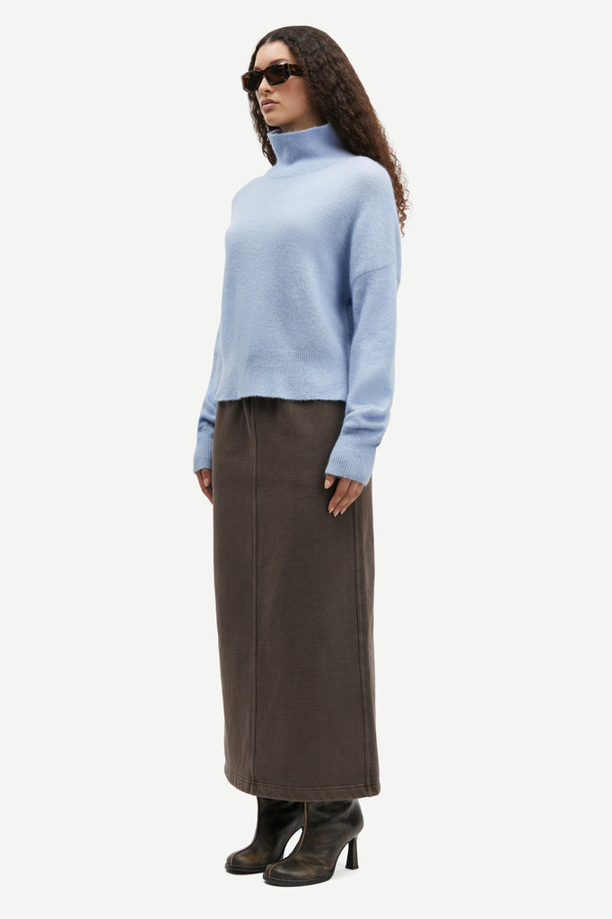 SAMSØE SAMSØE Nola Turtleneck jumper - Della Robbia Blue
