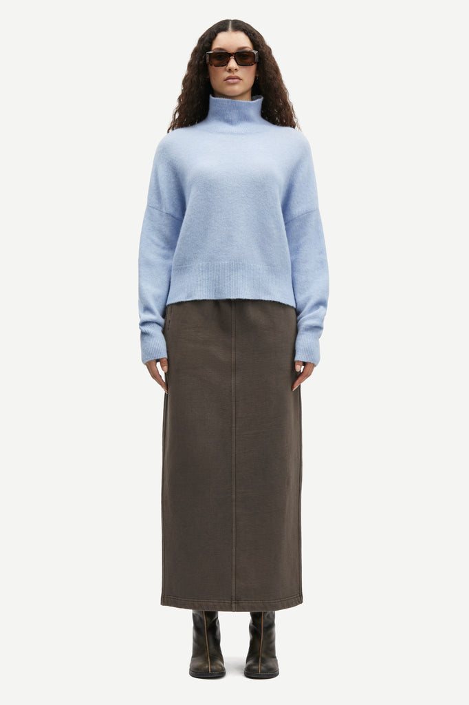 SAMSØE SAMSØE Nola Turtleneck jumper - Della Robbia Blue