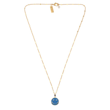 TALIS CHAINS Happiness Pendant Necklace - Blue