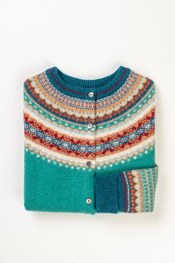 ERIBÉ Alpine Short Cardigan - Emerald