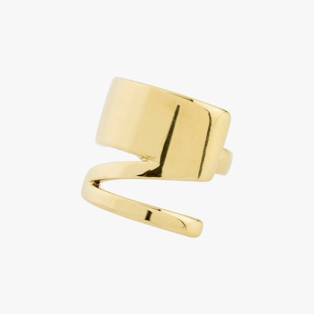 EDANA stylish band ring gold-plated