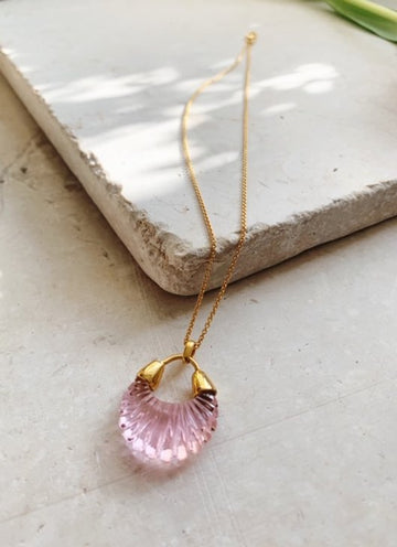 Shyla Etienne Soft Pink Necklace